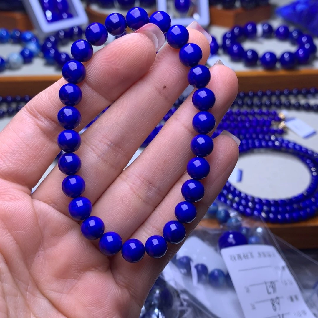 青金石手串未镶嵌壬*7mm