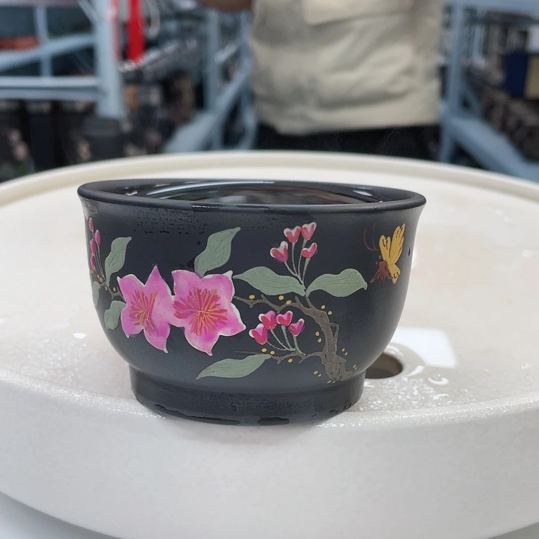 紫砂茶杯桃花1111111111111
