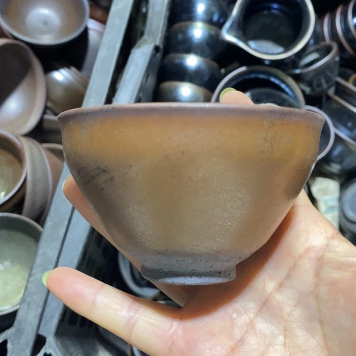 茶盏建阳建盏微瑕束口
