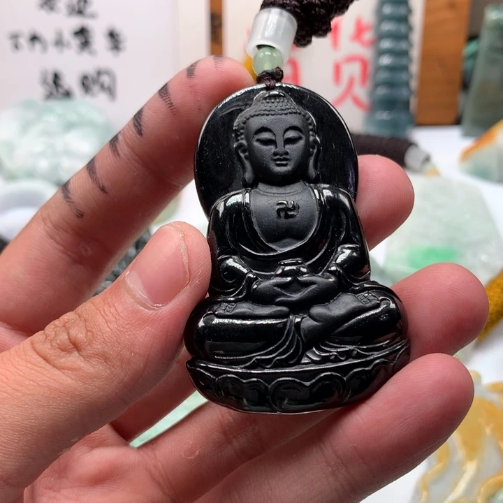 翡翠未镶嵌颈饰保真天然a货翡翠