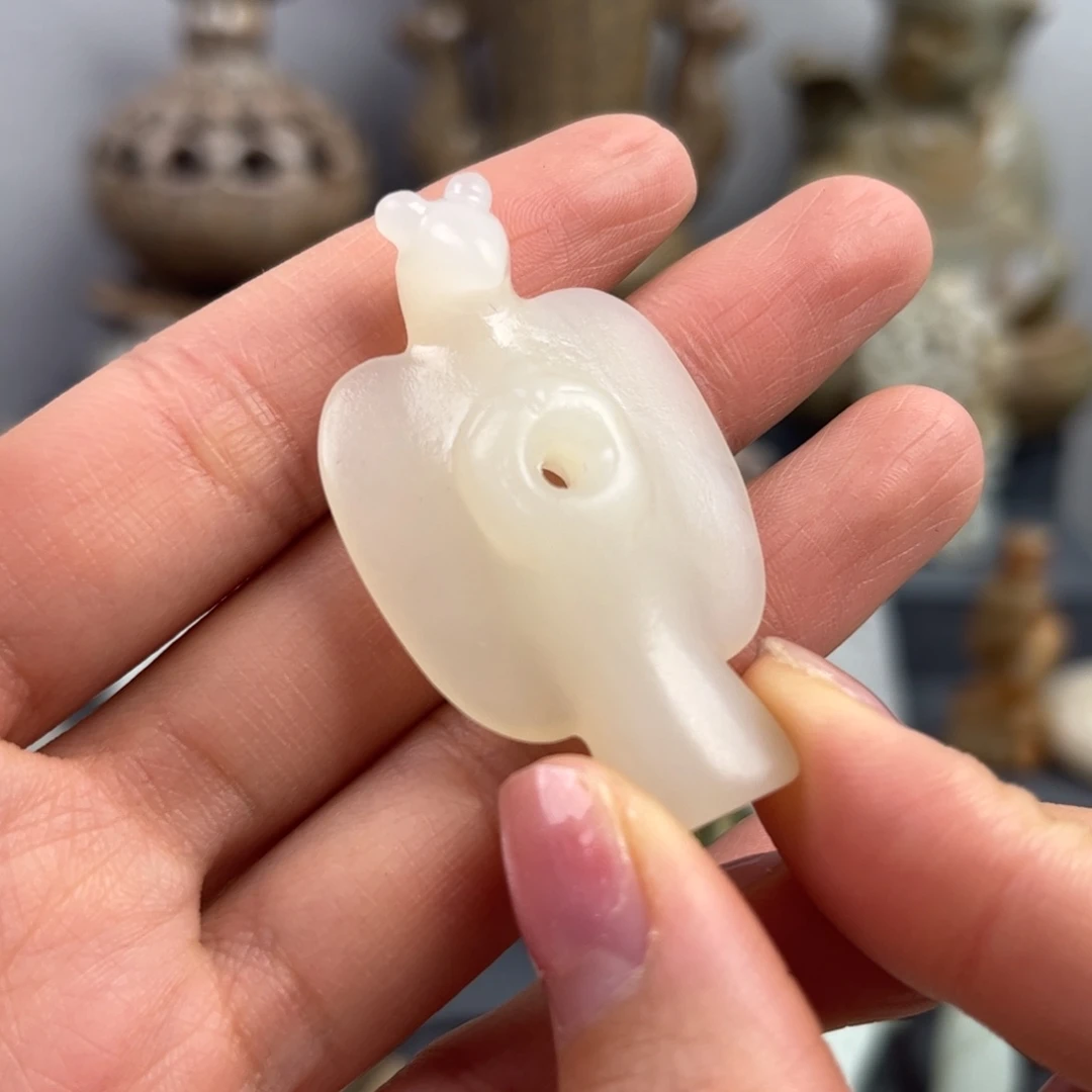 和田玉未镶嵌颈饰鉴古藏珍鉴古藏珍