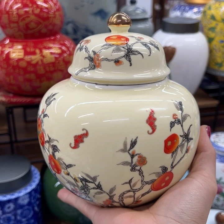 瓷片茶叶罐茶叶罐