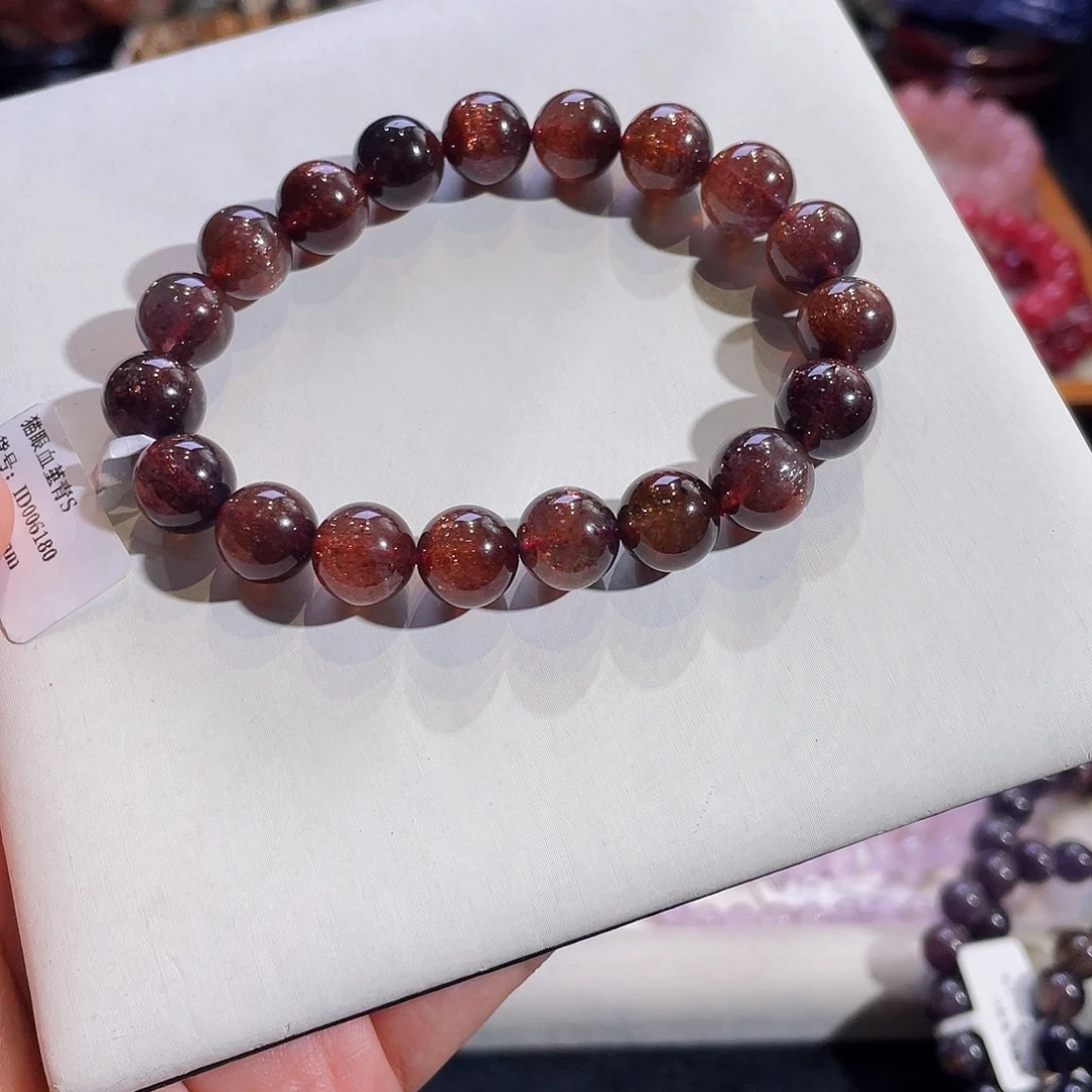 未镶嵌堇青石手链猫眼堇青石10.7mm