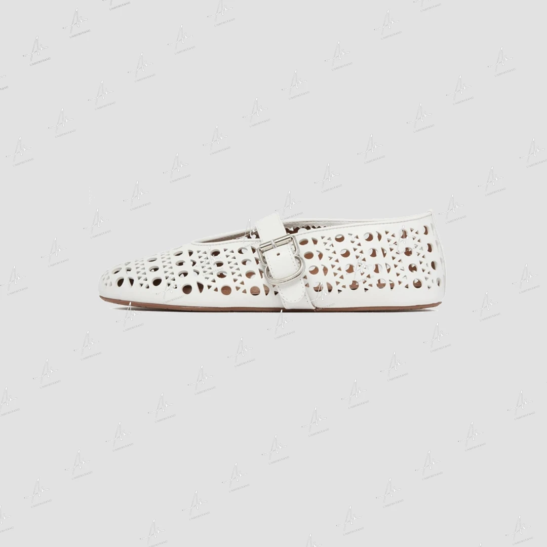 2025新款｜法式芭蕾玛丽珍时尚百搭镂空单鞋SYQ25006