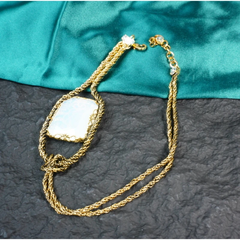 铜合金 树脂 项链 非黄金非玉石 CD 21528