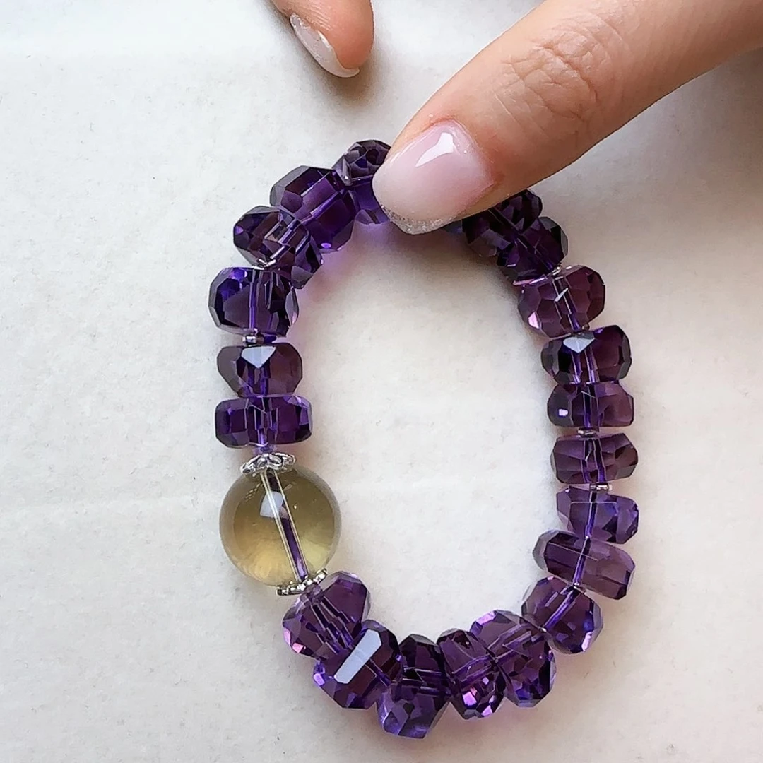 水晶手链未镶嵌?*.大气上档次