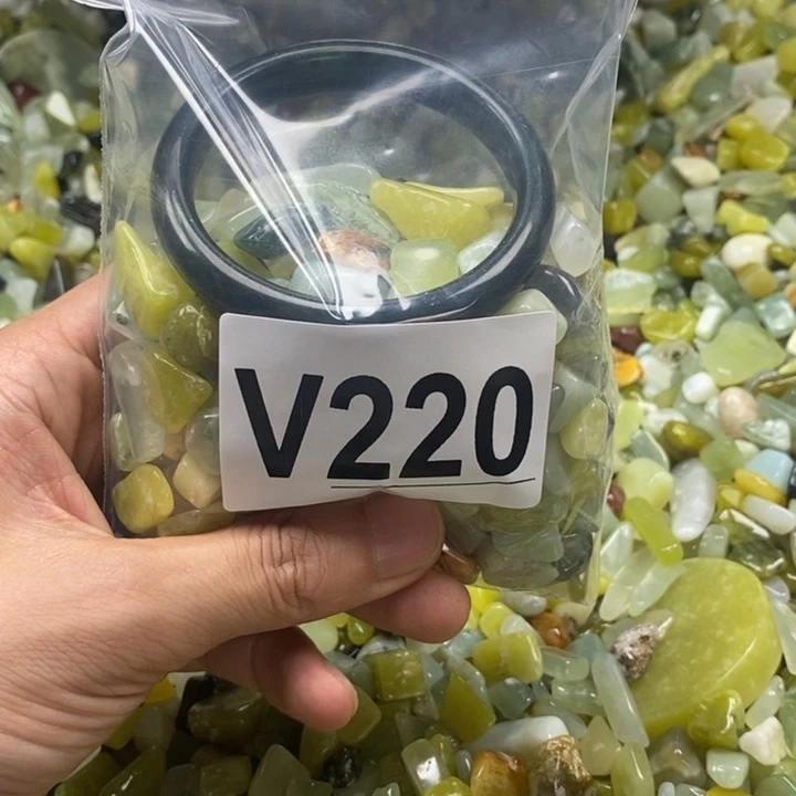 蛇纹石玉未镶嵌鱼缸石