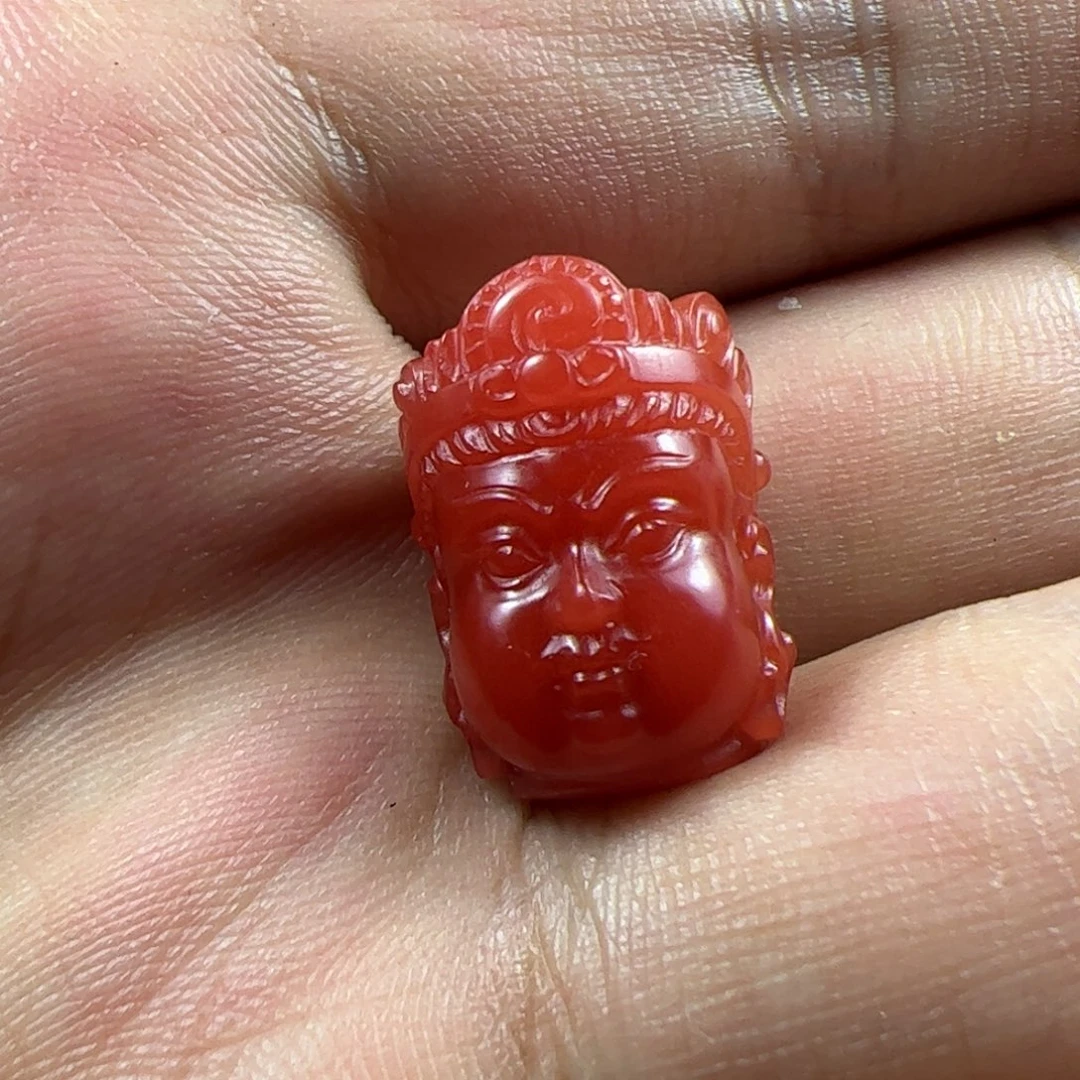 未镶嵌佛头南红玛瑙