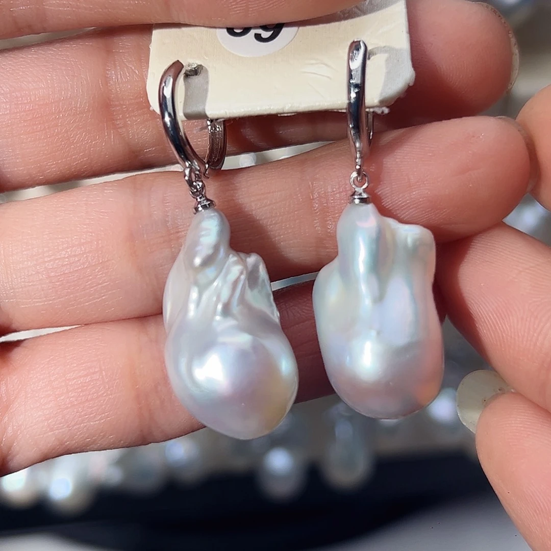 耳饰未镶嵌淡水珍珠
