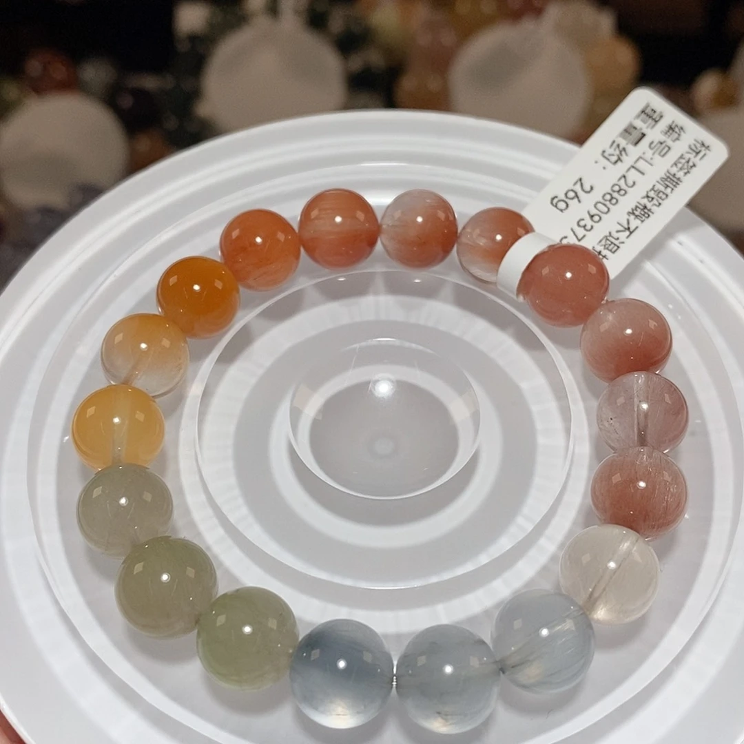水晶手链未镶嵌F彩兔毛10