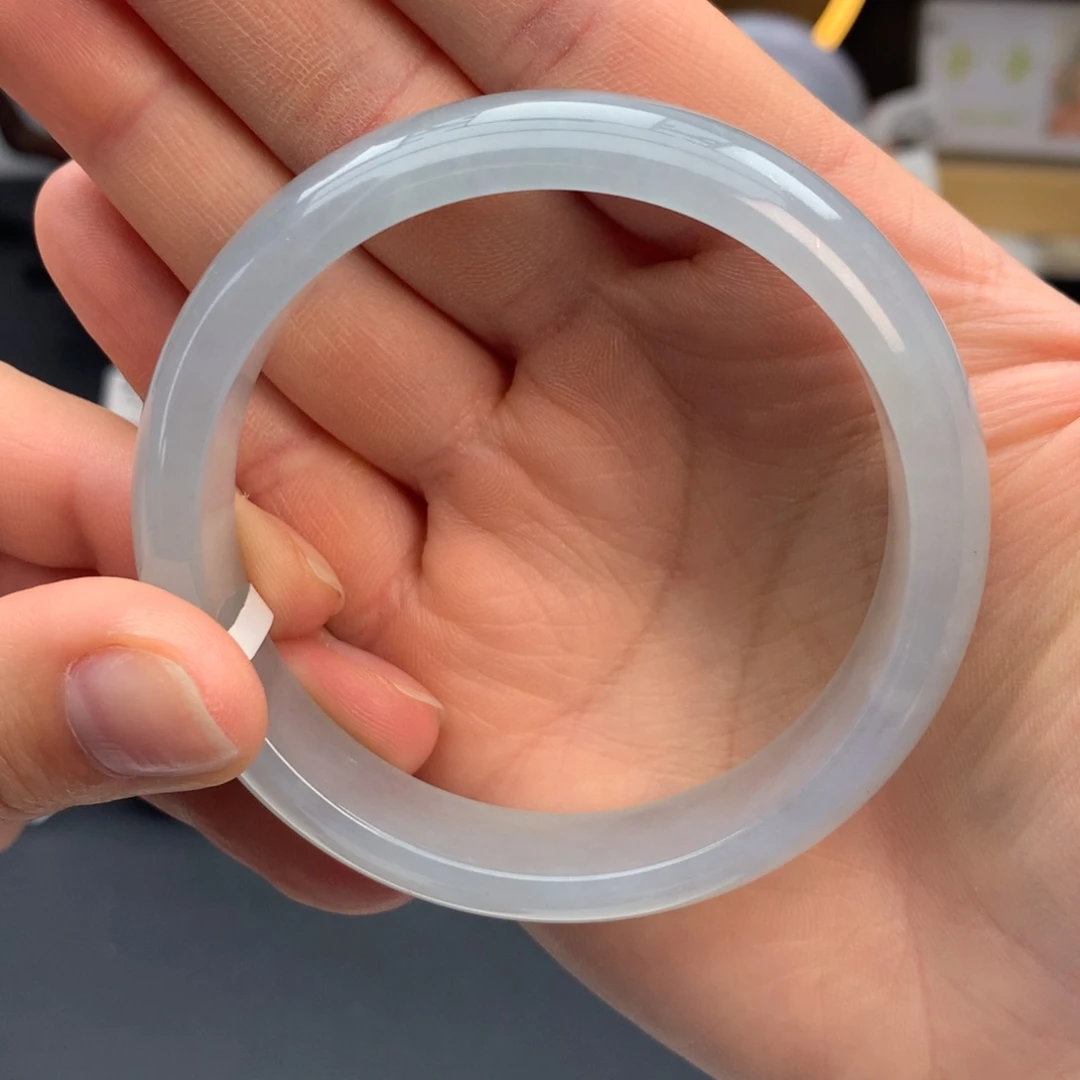 翡翠手镯未镶嵌58正圈