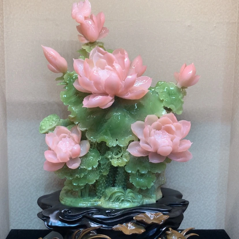 【闪购商品】未镶嵌蛇纹石玉摆件覆膜