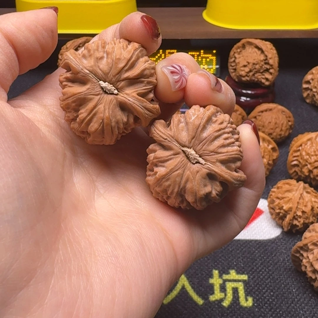 文玩核桃吊坠枝*35.5白狮子