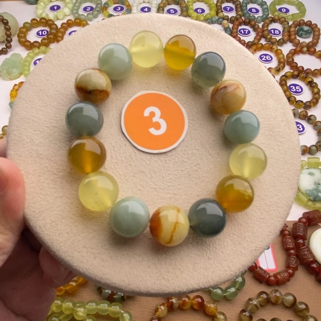 蛇纹石玉未镶嵌手串