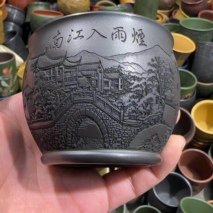 茶杯紫砂全手工制作工艺