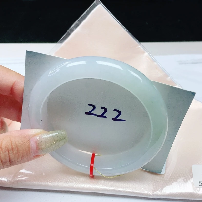 【闪购商品】翡翠手镯未镶嵌 正圈59+