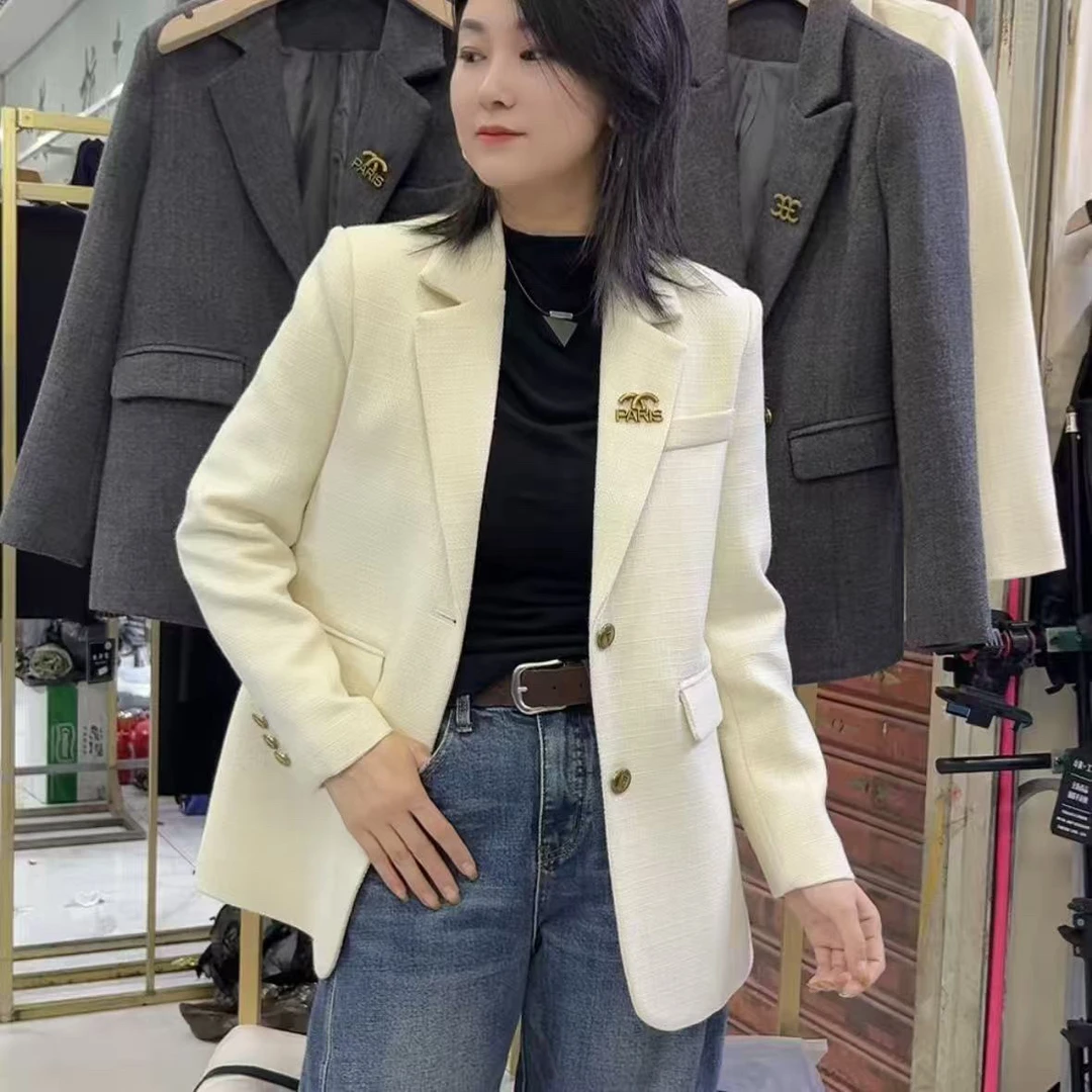 902款休闲版毛呢西服外套（衣长68）卡码拍大