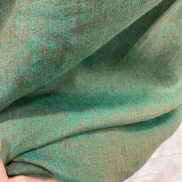 终于等到你～ 绿肥红瘦 大女主富婆 亚麻胧月纱 改良旗袍 渐变工艺