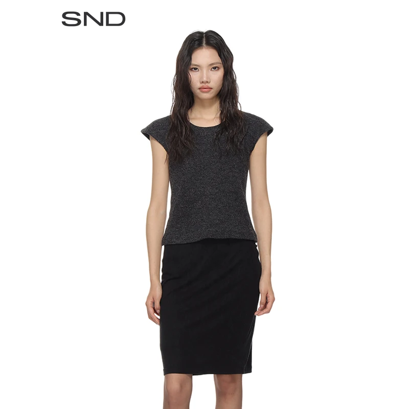 【NHOJ 设计师品牌】SND SS25 修身圆领T恤