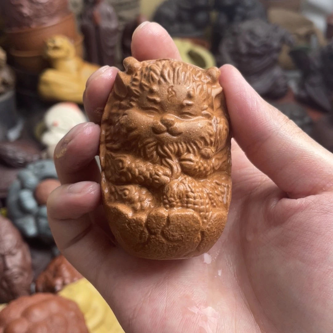 紫砂茶宠紫砂瑕疵