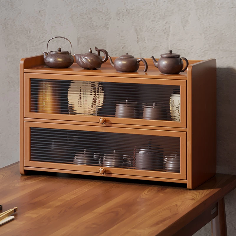 桌面博古架小型茶杯置物架桌上茶台私人紫砂壶多层摆放展示架