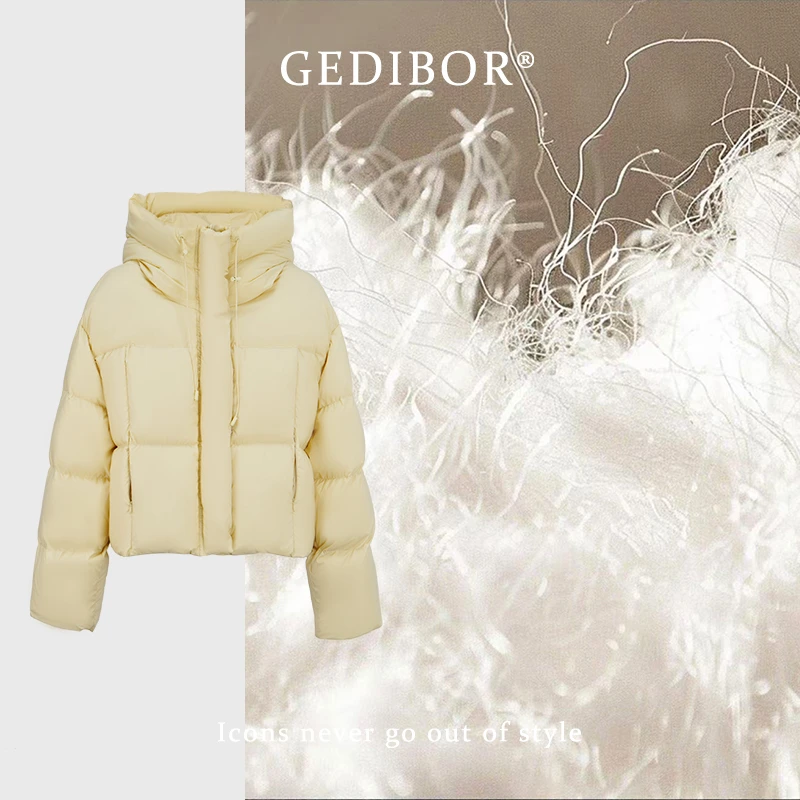 【GEDIBOR】“面包羽绒”厚款时尚保暖面包鸭绒羽绒服