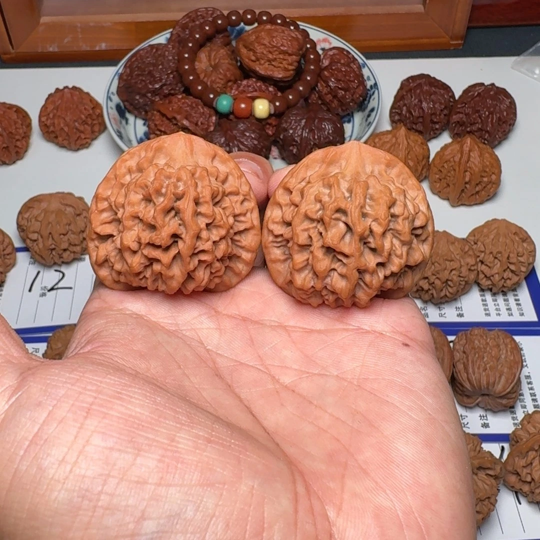 把件文玩核桃42秦闷全品货头