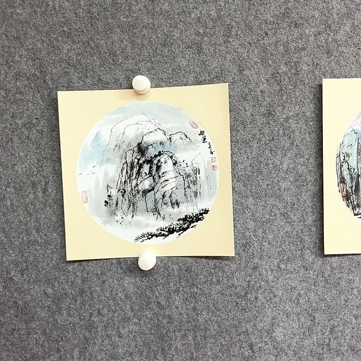 国画刘兴运山水作品