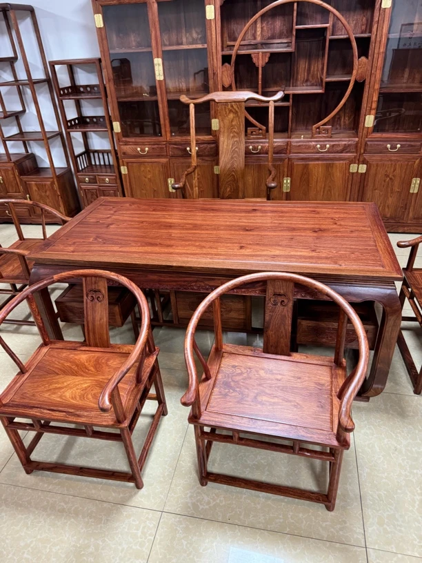 刺猬紫檀皇冠干泡台178@88@77高干泡茶台红木茶桌办公款茶台