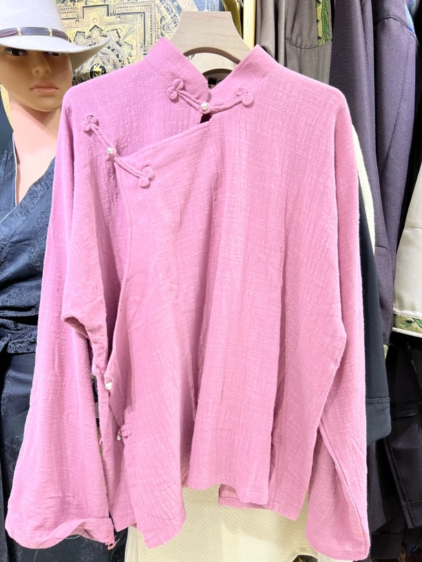 藏装藏民族风新款宽袖子衬衣