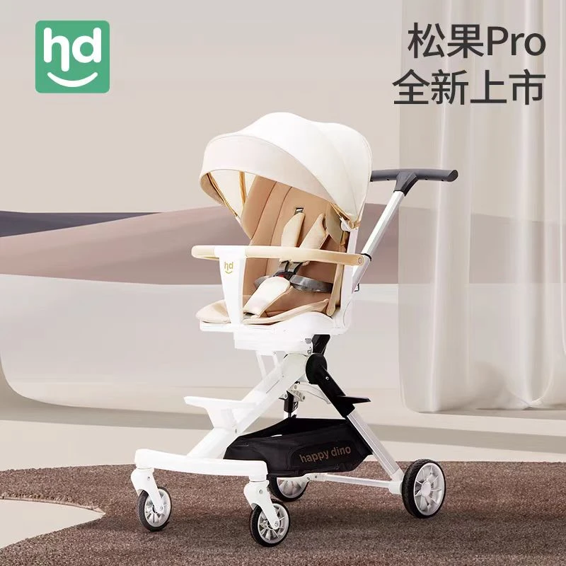 小龙哈彼溜娃神器手推车轻便可折叠可坐可躺高景观推车