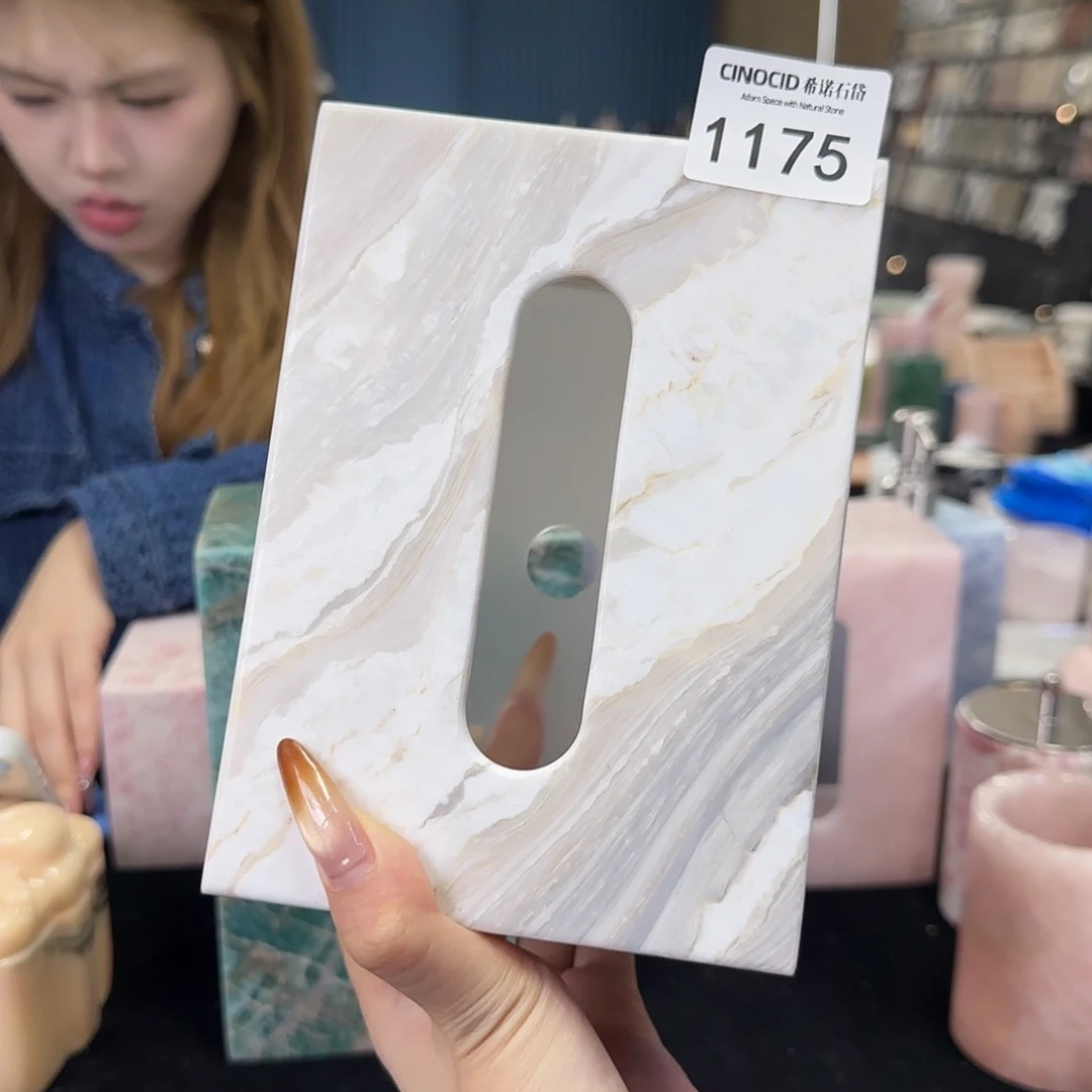 1175凤白玉纸巾盒福利