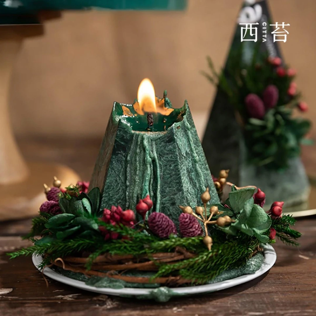 现货圣诞系列~CITTA西苔圣诞树香薰蜡烛装饰高级礼盒送礼摆件