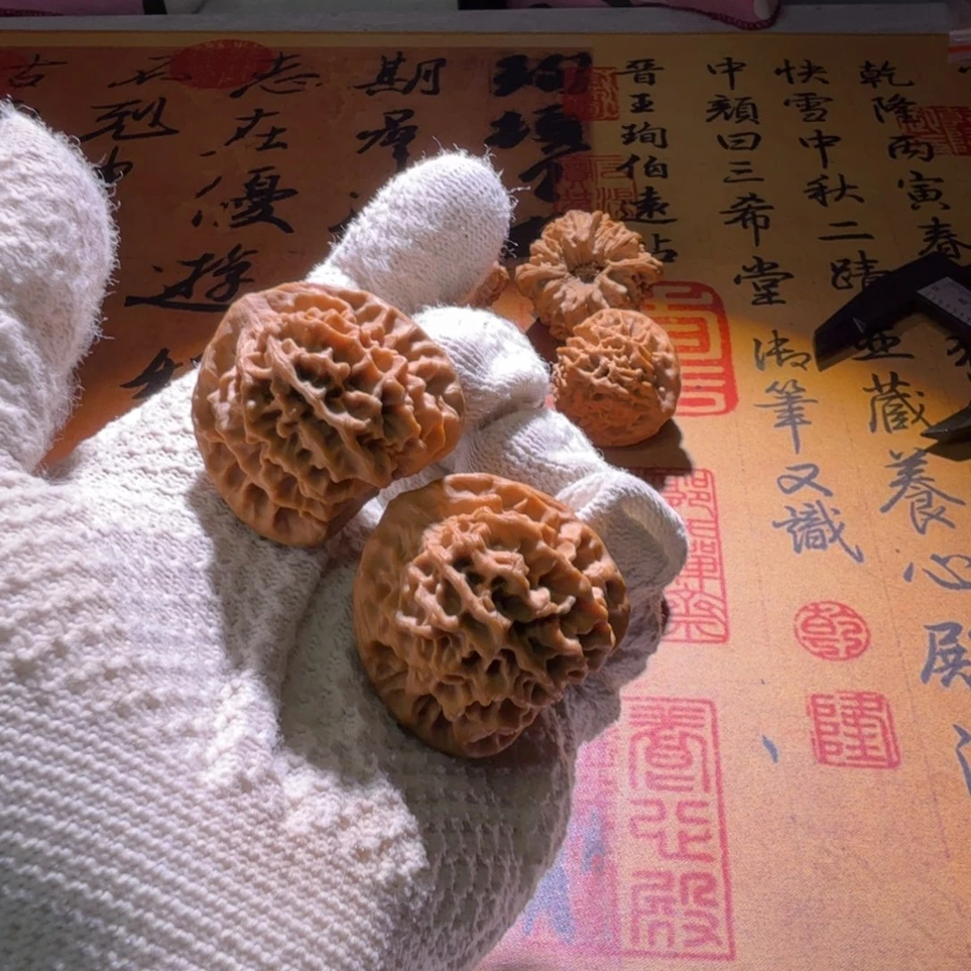 鹏***筑吊坠文玩核桃38秦闷