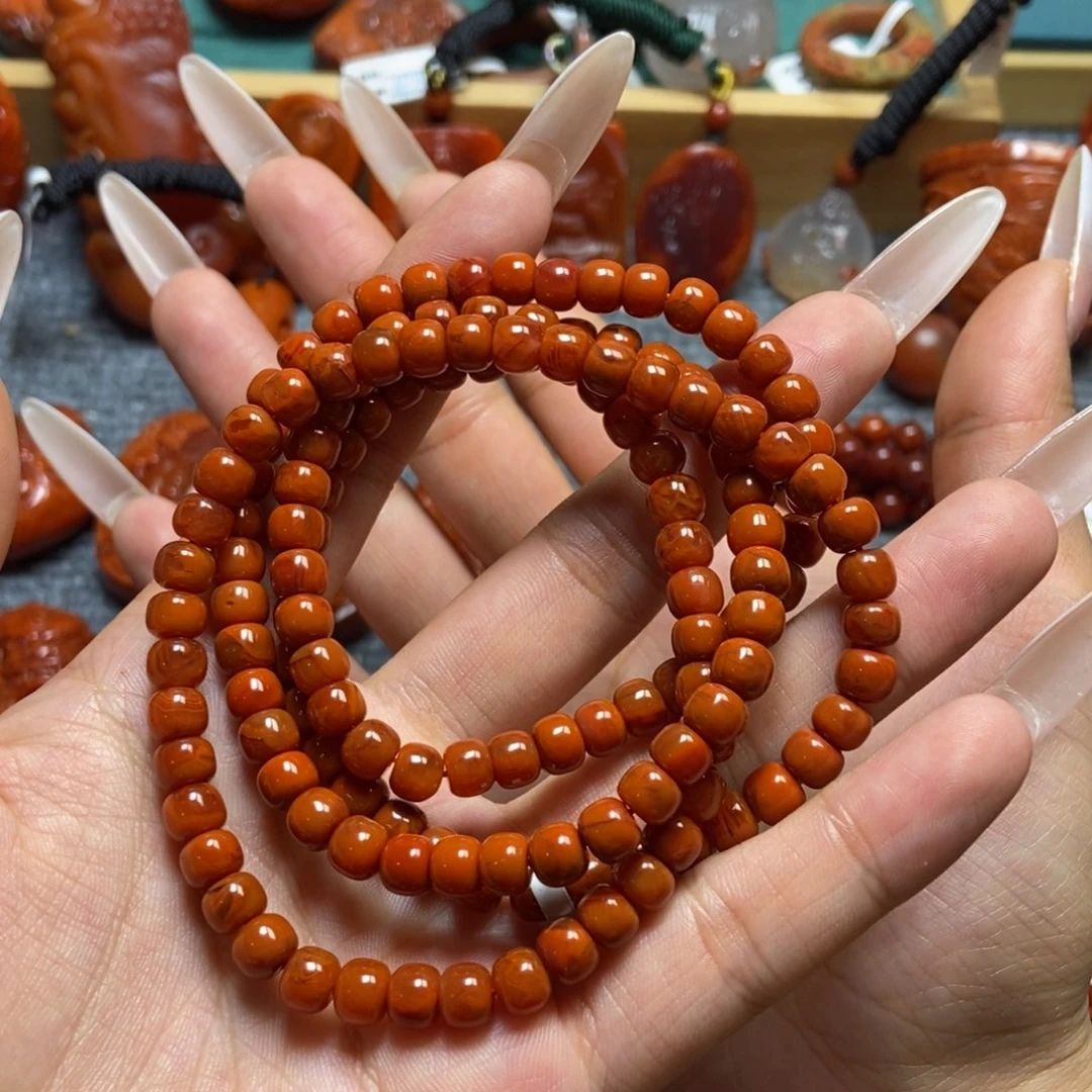 手串未镶嵌南红玛瑙9+mm
