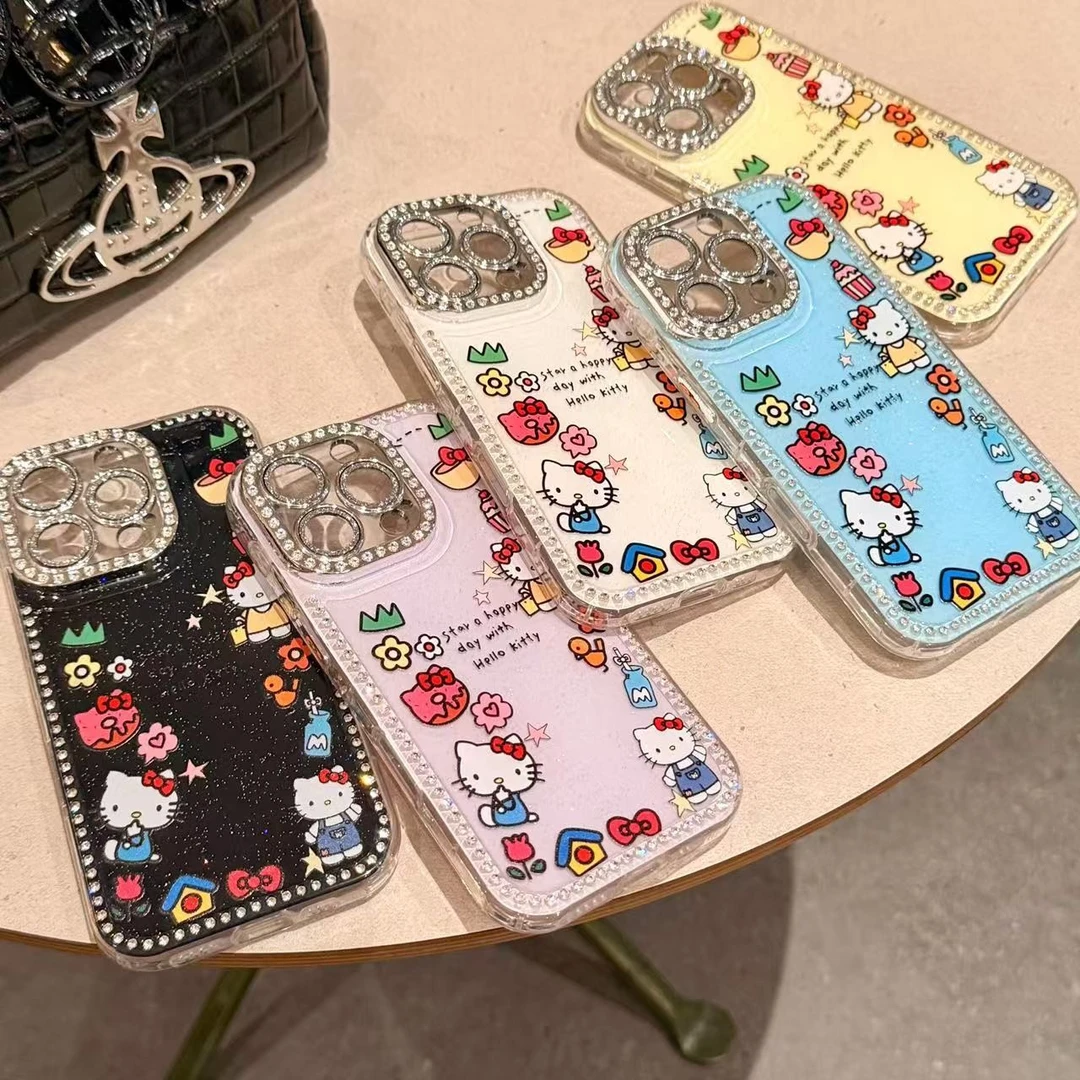 多色围边甜品kt适用于苹果15pro手机壳自带ai键16/14pm防摔保护壳