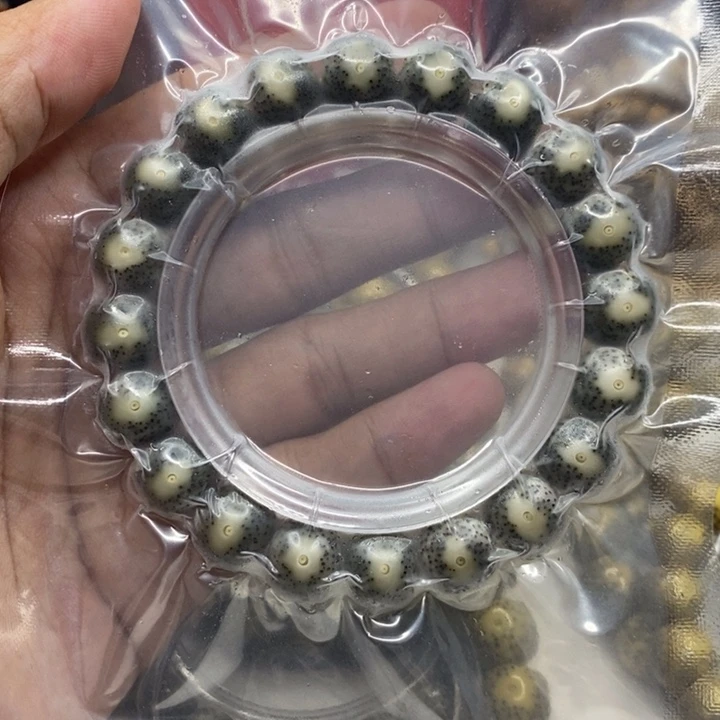 贝***来手串星月菩提12绿幽灵大眼睛