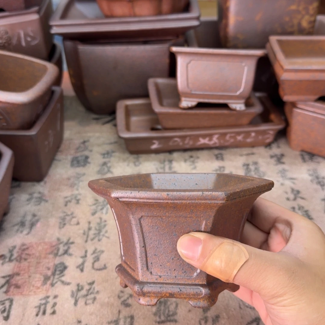 紫砂花盆39号宜兴紫砂正品9.5x6.5