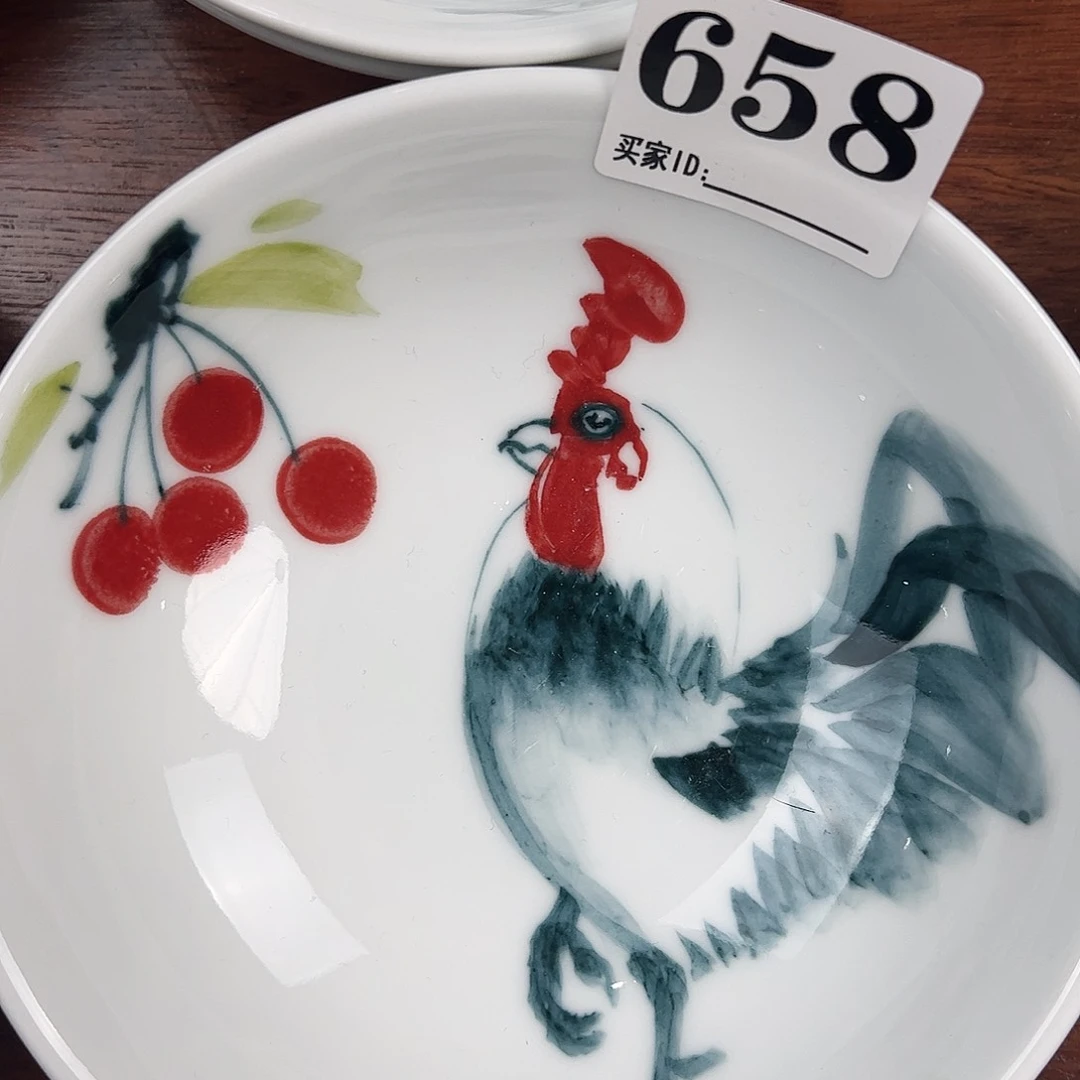 瓷片景德镇陶瓷手工手绘制作