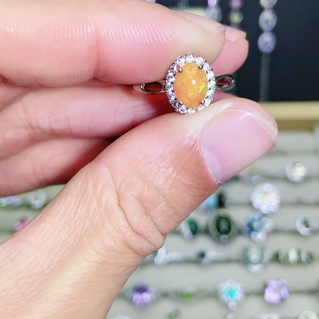 【闪购商品】未镶嵌欧泊戒指