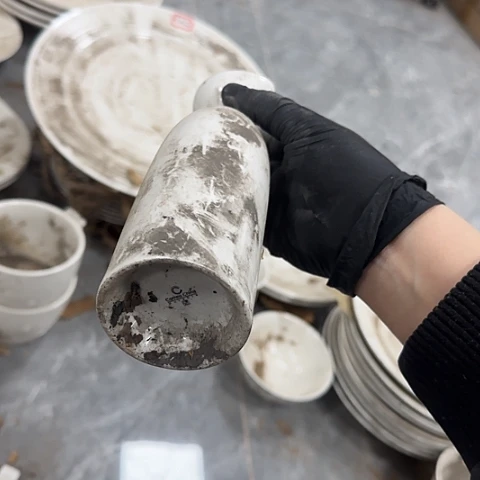 瓷片国营厂库存酒壶