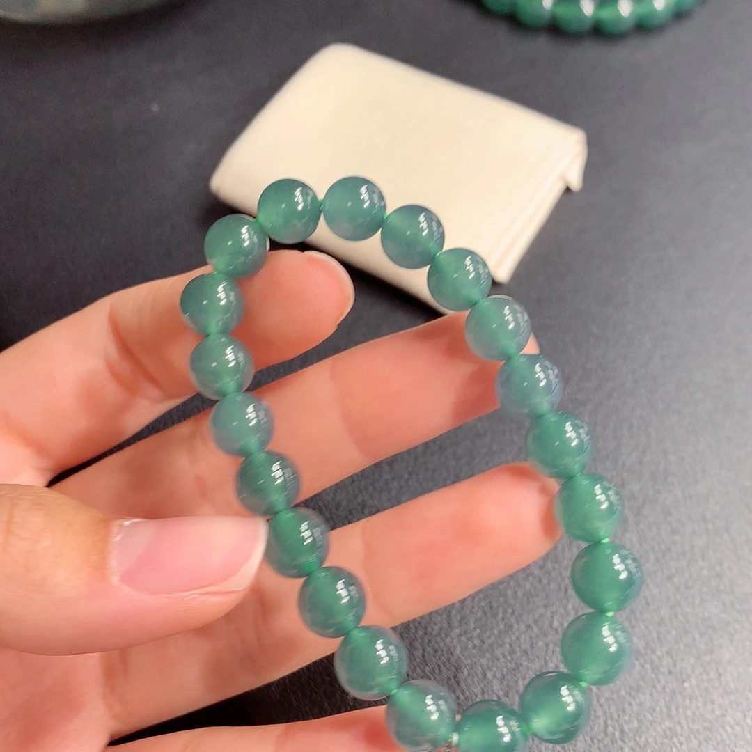 翡翠未镶嵌手链天然a货翡翠手串9
