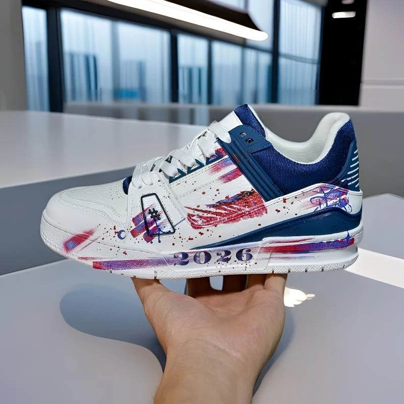 2026男鞋高级感轻奢男鞋春季新款时尚百搭低帮潮流运动休闲鞋板鞋