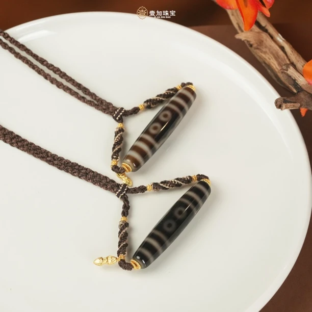 壹加师姐｜手工设计横版五y玛瑙项链多样性发一6442B