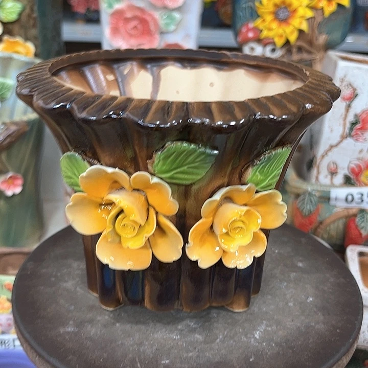 紫砂花盆粗陶材质多肉花盆