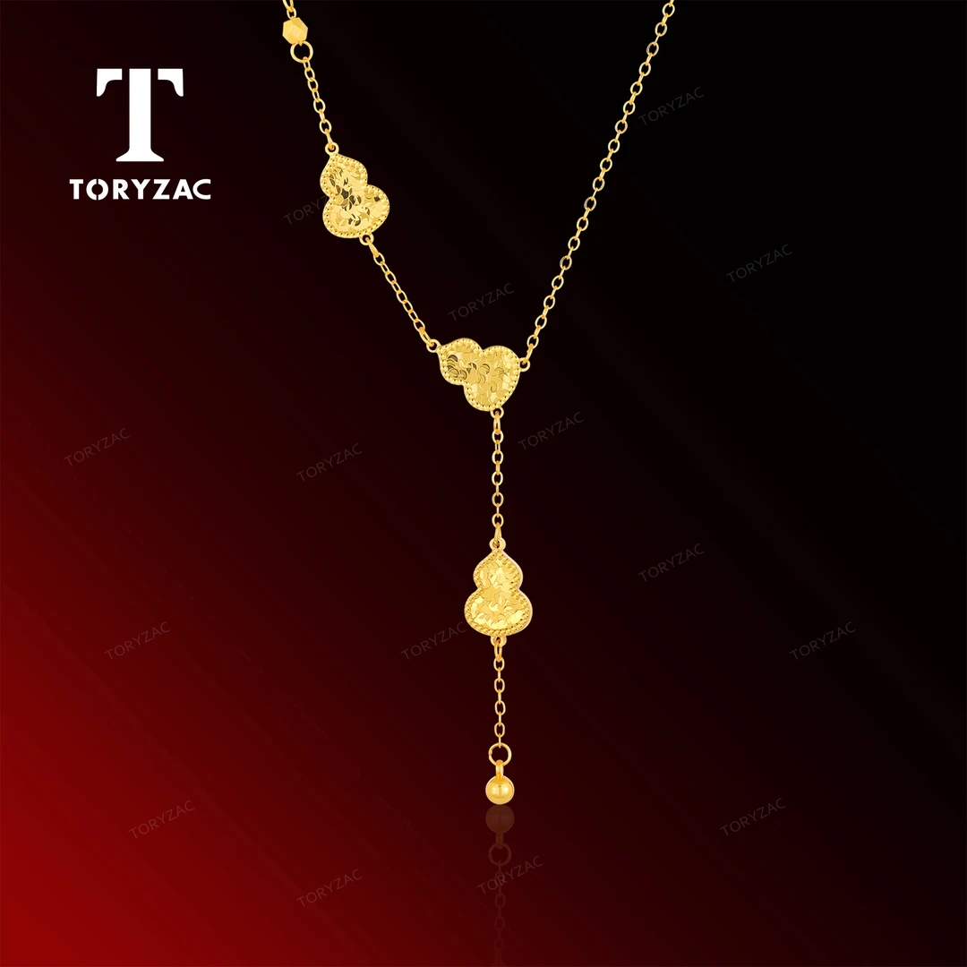 镀k金 气质轻奢福禄项链 1448