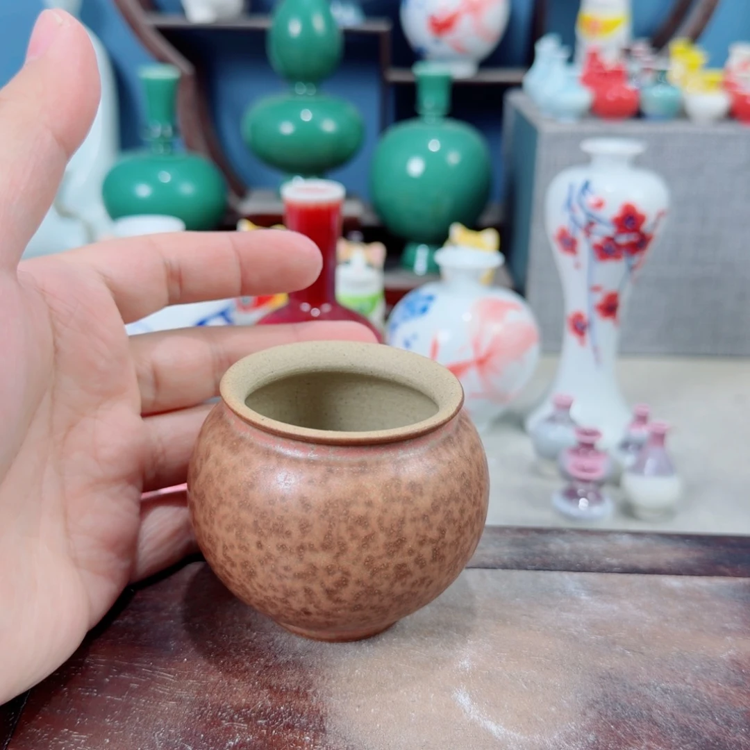 陶瓷手工小花器摆件