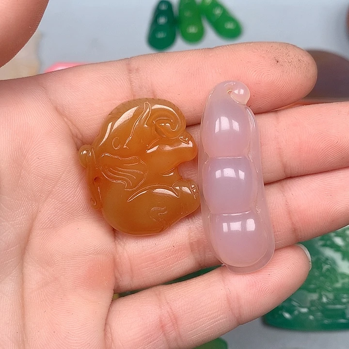 玛瑙/玉髓颈饰未镶嵌F****ღ