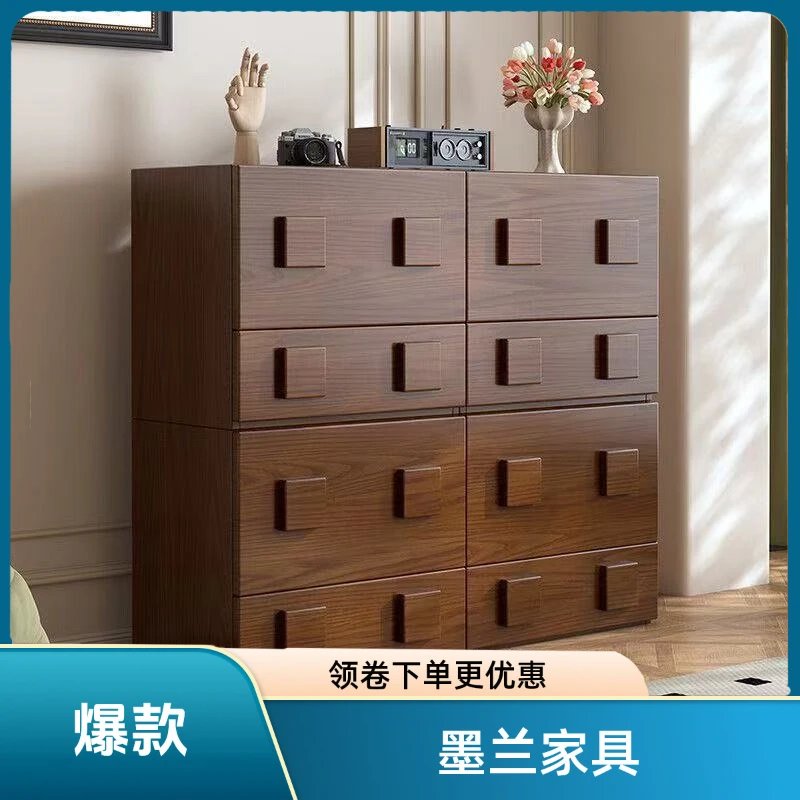 林氐家具【新款推荐】【42%回购率】中古风卡门电视柜组合落地实木