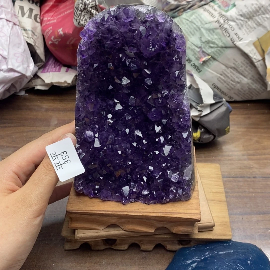 紫晶珠宝半成品未镶嵌